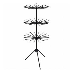 天馬 PORISH パラソルスタンド 3段 マットブラック PSBK-08 代引不可