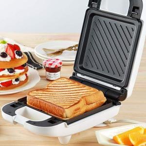 マルチサンドメーカー シングル 3in1 ホットサンド パンケーキ ワッフル 洗える 耳まで焼ける ホットサンドメーカー プレート3種 フッ素樹脂加工 調理器具