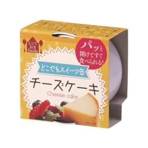 トーヨーフーズ どこでもスイーツ缶ミニ チーズケーキ 65g x24 24個セット 代引不可