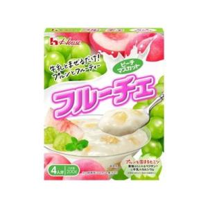 10個セット ハウス フルーチェ ピーチマスカット 200g x10 代引不可