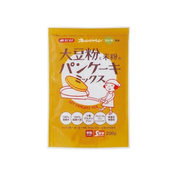 単品12個セット みたけ 大豆粉と米粉のパンケーキミックス 200gx12 まとめ買い まとめ売り ...