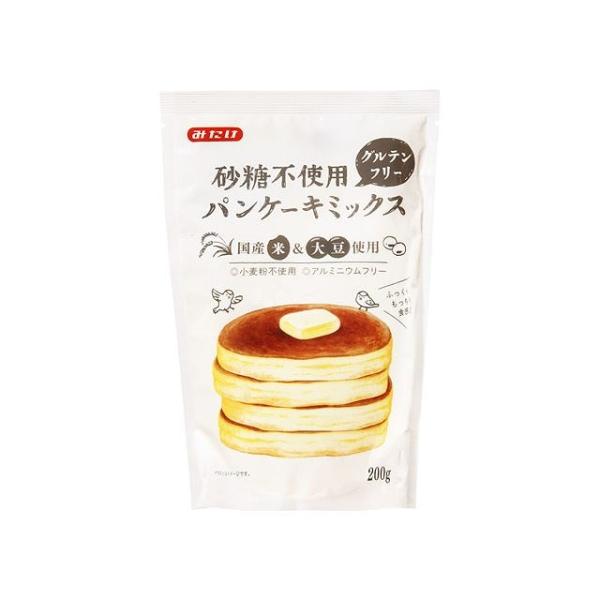 単品12個セット みたけ食品 砂糖不使用パンケーキミックス 200gx12 まとめ買い まとめ売り ...