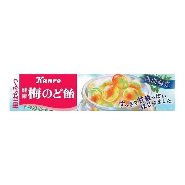 10個セット カンロ 100 健康梅のど飴 スティック 11粒 x10 まとめ売り セット販売 お徳...