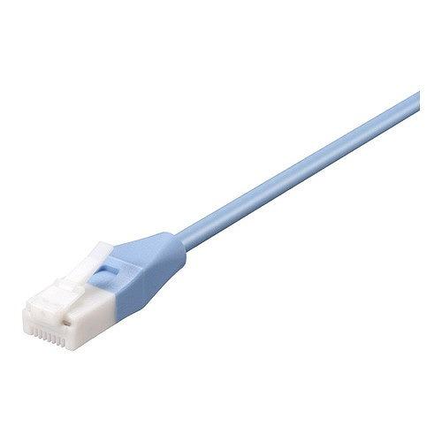 BUFFALO ツメ折れないCat6A LANケーブルやわらか 5m ブルー BL6ATNY50BL...