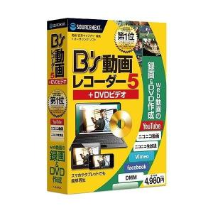 ソースネクスト B's 動画レコーダー 5+DVDビデオ 0000262130 代引不可｜rcmdse