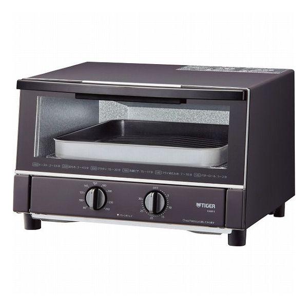 タイガー オーブントースター マットブラック KAM-S131KM 電化製品 電化製品調理機器 オ-...