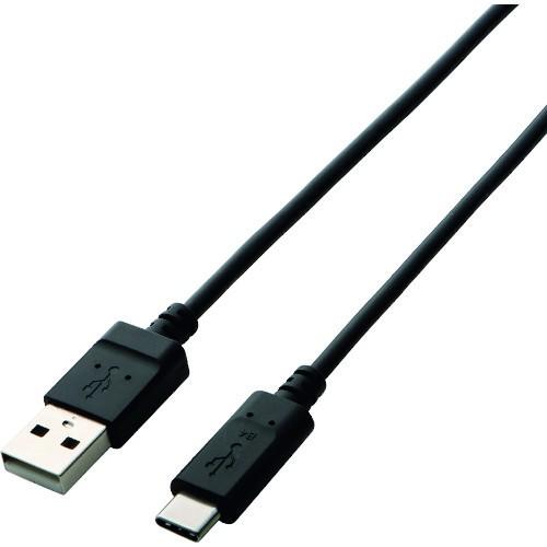 エレコム エレコム USB2.0ケーブル A-C 1.0m ブラック TBAC10NBK