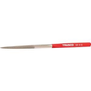 ＴＲＵＳＣＯ ダイヤモンドヤスリ 鉄工用 5本組 三角 GK-5-S 研削研磨用品・ダイヤモンドヤス...
