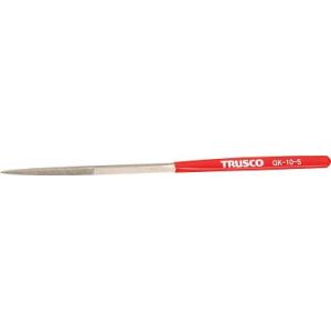 ＴＲＵＳＣＯ ダイヤモンドヤスリ 鉄工用 10本組 三角 GK-10-S 研削研磨用品・ダイヤモンド...