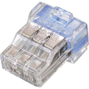 ＴＲＵＳＣＯ 差込形電線コネクタ極数3 T-QL-3 電気・電子部品・コネクタ