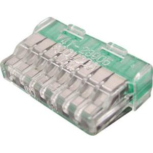 ＴＲＵＳＣＯ 差込形電線コネクタ極数8 T-QL-8 電気・電子部品・コネクタ