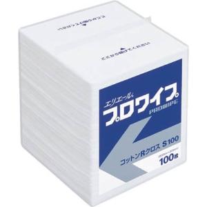 エリエール プロワイプ コットンＲクロス Ｓ100 30パック入 623247 理化学・クリーンルー...