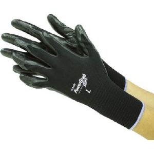 トワロン パワーグラブＺＥＲＯ ブラック Ｌ 512-L 作業手袋・すべり止め背抜き手袋