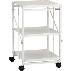 ＴＲＵＳＣＯ ワンタッチワゴン Ｗ464ＸＤ450ＸＨ700 3段 WTW-743 ツールワゴン・簡...