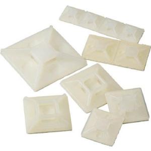 ＴＲＵＳＣＯ 結束バンド固定具 粘着シート付 幅4．6 2連結50個入 THC-101S-S2 電設...