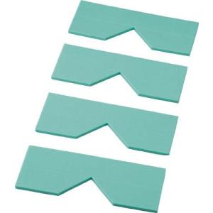 ＴＲＵＳＣＯ エッジクッションテープ コーナー用4枚入 グリーン TECC-50GN 安全用品・標識...