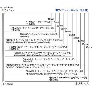 ＭＡＸ フィニッシュネイル F35MO-BEIGE 土木作業・大工用品・釘打機