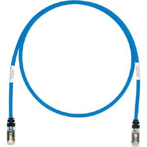 PANDUIT:パンドウイット CAT6A／CAT6 シールドパッチコード 5m 青 STP6X5MBU STP6X5MBU