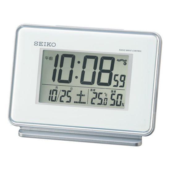 SEIKO 温湿度付き電波時計 SQ767W