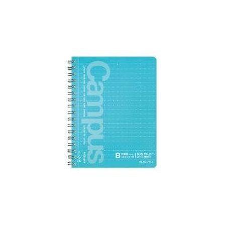 コクヨS&amp;T キャンパスツインリング ドット罫 カットオフ B罫50枚A6 ス-T155BT 5冊