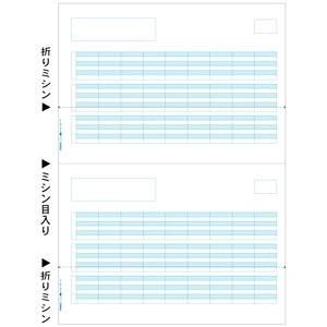 ヒサゴ GB1172 (給与明細書) A4タテ2面 (500シート入り) (GB1172) (1箱)