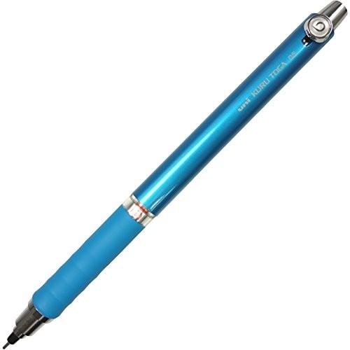 三菱鉛筆 シャープペン ユニ クルトガ ラバーグリップ付モデル 0.5mmブルー M56561P33