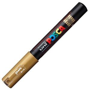 三菱鉛筆 ポスカ 極細 キン PC1M 25の商品画像