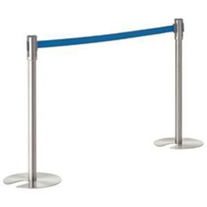 テラモト ベルトパーテーションスタンド Light ベルト青 SU-661-300-3 1本 代引不...