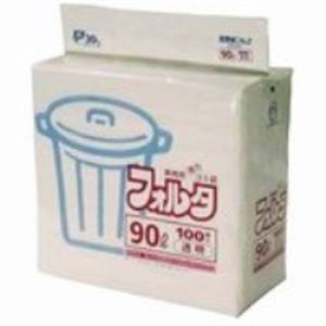 日本サニパック フォルタ・環優包装 F-9C 透明 90L 100枚 代引不可