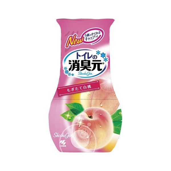 （業務用セット） 小林製薬 トイレの消臭元 トイレの消臭元 もぎたて白桃 1個入 〔×5セット〕 代...