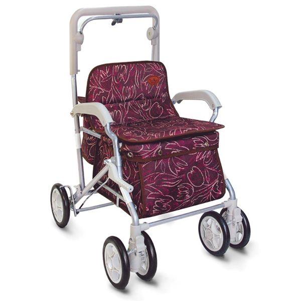 須恵廣工業 シルバーカー ユーメイトHGT518 チューリップワイン 2030 518 代引不可