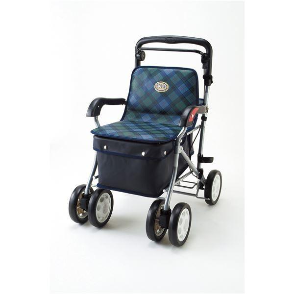 マキテック シルバーカー ノーブル (3)緑チェック ENB-011G 代引不可