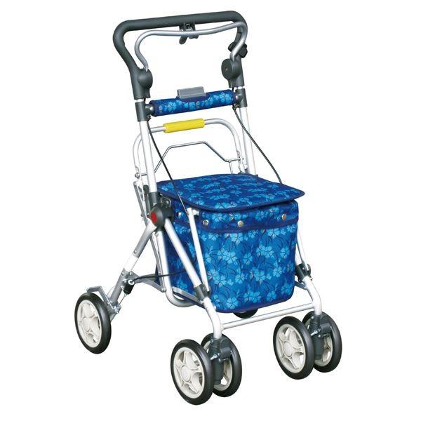 須恵廣工業 シルバーカー スイートIII なでしこ紺 668 代引不可