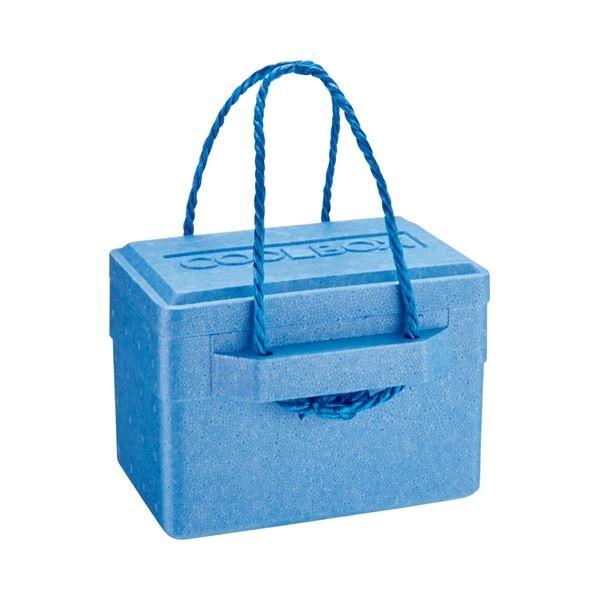 (まとめ) 石山 発泡クールボックス 5.6L ブルー TI-60P 1個 〔×5セット〕 代引不可