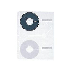 クリヤーポケット クリアポケット CD・CD-ROM用 A4タテ 2・3・4穴 5枚 代引不可