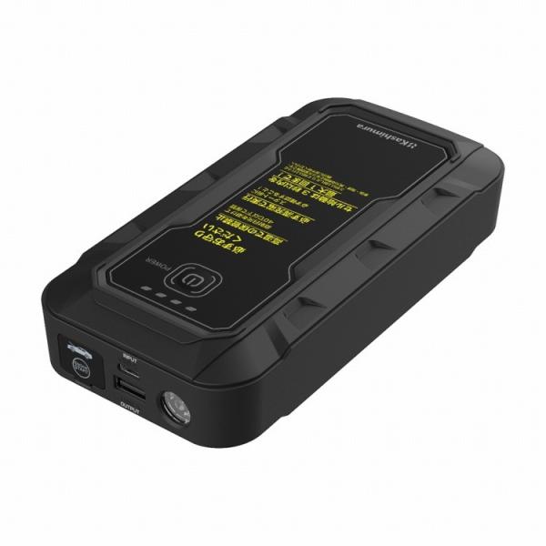 カシムラ ジャンプスターター 12000mAh ガソリン車7.0L/ディーゼル車6.0Lまで対応 K...