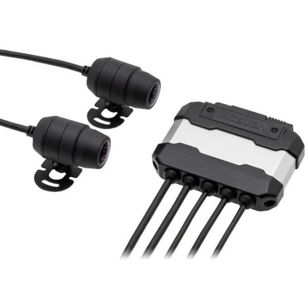 ミツバサンコーワ 2輪用ドライブレコーダー EDR-22 SDカード付 前後2カメラ プレミアムスタ...