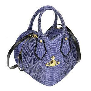 vivienne westwood ヴィヴィアン・ウエストウッド 5526v-frilly snake/blu 手提げバッグ レディース 手提げバッグ｜rcmdse