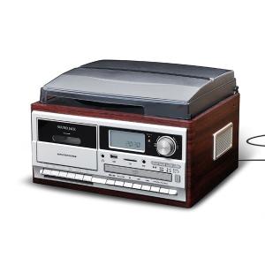 ベルソス VERSOS マルチレコードプレーヤー SOUNDJACK ラジオ CD 音楽 再生 プレーヤー 多機能 VS-M009