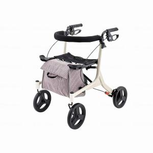 竹虎ハッピーミニ　介護　歩行補助　シルバーカー　歩行器　ベージュ ハッピーミニ (ミルクティベージュ) ｜ シルバーカー・歩行器