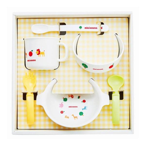 ミキハウス テーブルウェアセット 46-7123-827 代引不可