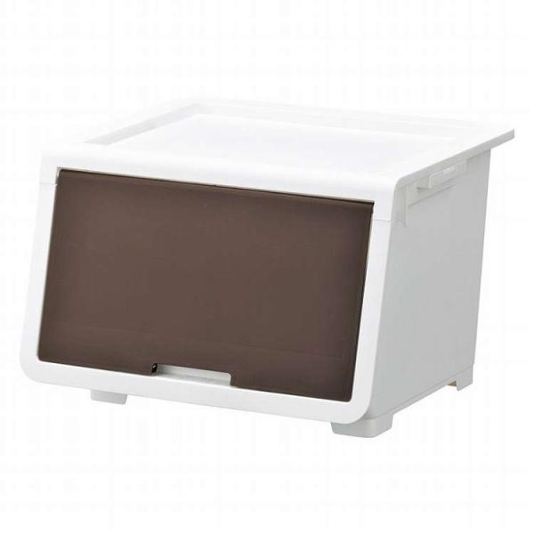 フラップ式収納ボックスM ロッキンポッドDBR ダークブラウン 代引不可