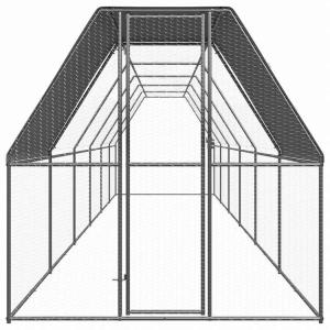vidaXL 屋外鶏用ケージ 2x12x2m ...の詳細画像1