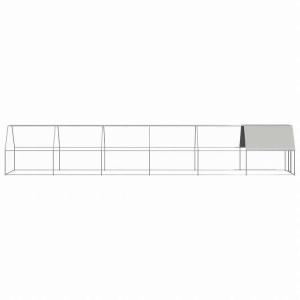 vidaXL 屋外鶏用ケージ 2x12x2m ...の詳細画像2