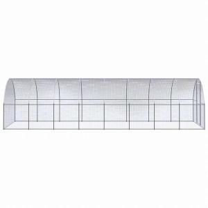 vidaXL 屋外鶏小屋 3x8x2 m 亜鉛...の詳細画像2
