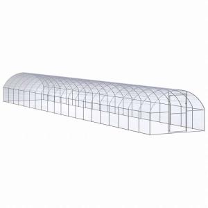 vidaXL 屋外鶏小屋 3x20x2 m 亜鉛メッキ鋼製Animals Pet Supplies ペット用品 小動物用品 小動物 飼育・ケージ 代引不可