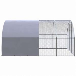 vidaXL 屋外鶏小屋 3x4x2 m 亜鉛...の詳細画像3