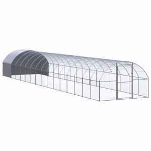 vidaXL 屋外鶏小屋 3x16x2 m 亜鉛メッキ鋼製動物 ペット用品 ペット用品 小動物用品 小動物 飼育・ケージ 代引不可