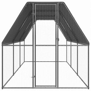 vidaXL 屋外鶏小屋 2x6x2m 亜鉛メ...の詳細画像1