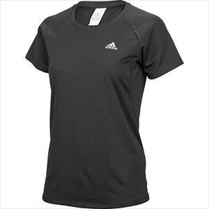 adidas アディダス t-shirt short at レディース uv s/s t women ca884 ブラック z46211 s｜rcmdse